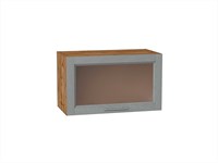 Кухонный  Шкаф верхний горизонтальный остекленный Сканди Дуб Вотан, Grey Softwood, 600, каркас ЛДСП  Дуб Вотан, фасад МДФ/Стекло  Grey Softwood,  358*600*320 sppr5VVTtoAR62849
