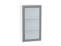 Кухонный  Шкаф верхний с 1-ой остекленной дверцей Сканди Белый, Grey Softwood, 920, 500, каркас ЛДСП  Белый, фасад МДФ/Стекло  Grey Softwood,  920*500*320 sppr5VVTtoAR41496
