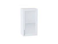 Кухонный  Шкаф верхний с 1-ой остекленной дверцей Сканди Белый, White Softwood, 720, 400, каркас ЛДСП  Белый, фасад МДФ/Стекло  White Softwood,  716*400*320 sppr5VVTtoAR56182