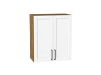 Кухонный  Шкаф верхний с 2-мя дверцами Сканди Дуб Вотан, White Silkwood, 720, 600, каркас ЛДСП  Дуб Вотан, фасад МДФ  White Silkwood,  716*600*320 sppr5VVTtoAR70208