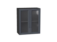 Кухонный  Шкаф верхний с 2-мя остекленными дверцами Сканди Graphite, Graphite Softwood, 720, 600, каркас ЛДСП  Graphite, фасад МДФ/Стекло  Graphite Softwood,  716*600*320 sppr5VVTtoAR41638