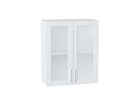 Кухонный  Шкаф верхний с 2-мя остекленными дверцами Сканди Белый, White Softwood, 720, 600, каркас ЛДСП  Белый, фасад МДФ/Стекло  White Softwood,  716*600*320 sppr5VVTtoAR56213