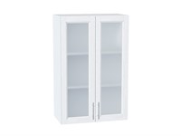 Кухонный  Шкаф верхний с 2-мя остекленными дверцами Сканди Белый, White Softwood, 920, 600, каркас ЛДСП  Белый, фасад МДФ/Стекло  White Softwood,  920*600*320 sppr5VVTtoAR56215