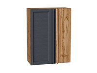 Кухонный  Шкаф верхний прямой угловой Сканди Дуб Вотан, Graphite Softwood, 920, каркас ЛДСП  Дуб Вотан, фасад МДФ  Graphite Softwood,  920*700*345 sppr5VVTtoAR62869