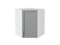 Кухонный  Шкаф верхний угловой Сканди Белый, Grey Softwood, 720, каркас ЛДСП  Белый, фасад МДФ  Grey Softwood,  716*600*600 sppr5VVTtoAR41683