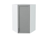 Кухонный  Шкаф верхний угловой Сканди Белый, Grey Softwood, 920, каркас ЛДСП  Белый, фасад МДФ  Grey Softwood,  920*600*600 sppr5VVTtoAR41694