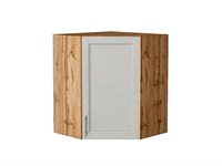 Кухонный  Шкаф верхний угловой Сканди Дуб Вотан, Cappuccino Softwood, 720, каркас ЛДСП  Дуб Вотан, фасад МДФ  Cappuccino Softwood,  716*600*600 sppr5VVTtoAR62976