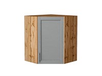 Кухонный  Шкаф верхний угловой Сканди Дуб Вотан, Grey Softwood, 720, каркас ЛДСП  Дуб Вотан, фасад МДФ  Grey Softwood,  716*600*600 sppr5VVTtoAR62978