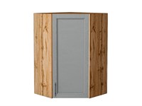 Кухонный  Шкаф верхний угловой Сканди Дуб Вотан, Grey Softwood, 920, каркас ЛДСП  Дуб Вотан, фасад МДФ  Grey Softwood,  920*600*600 sppr5VVTtoAR62979