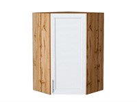 Кухонный  Шкаф верхний угловой Сканди Дуб Вотан, White Softwood, 920, каркас ЛДСП  Дуб Вотан, фасад МДФ  White Softwood,  920*600*600 sppr5VVTtoAR62975