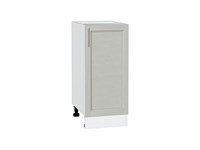 Кухонный  Шкаф нижний с 1-ой дверцей Сканди Белый, Cappuccino Softwood, 350, каркас ЛДСП  Белый, фасад МДФ  Cappuccino Softwood,  816*350*480 sppr5VVTtoAR65219