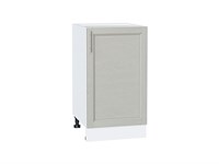 Кухонный  Шкаф нижний с 1-ой дверцей Сканди Белый, Cappuccino Softwood, 450, каркас ЛДСП  Белый, фасад МДФ  Cappuccino Softwood,  816*450*480 sppr5VVTtoAR41823