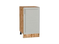 Кухонный  Шкаф нижний с 1-ой дверцей Сканди Дуб Вотан, Cappuccino Softwood, 450, каркас ЛДСП  Дуб Вотан, фасад МДФ  Cappuccino Softwood,  816*450*480 sppr5VVTtoAR63015