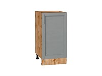 Кухонный  Шкаф нижний с 1-ой дверцей Сканди Дуб Вотан, Grey Softwood, 400, каркас ЛДСП  Дуб Вотан, фасад МДФ  Grey Softwood,  816*400*480 sppr5VVTtoAR63018