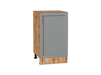 Кухонный  Шкаф нижний с 1-ой дверцей Сканди Дуб Вотан, Grey Softwood, 450, каркас ЛДСП  Дуб Вотан, фасад МДФ  Grey Softwood,  816*450*480 sppr5VVTtoAR63019