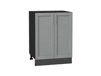 Кухонный  Шкаф нижний с 2-мя дверцами Сканди Graphite, Grey Softwood, 600, каркас ЛДСП  Graphite, фасад МДФ  Grey Softwood,  816*600*480 sppr5VVTtoAR41949