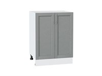 Кухонный  Шкаф нижний с 2-мя дверцами Сканди Белый, Grey Softwood, 600, каркас ЛДСП  Белый, фасад МДФ  Grey Softwood,  816*600*480 sppr5VVTtoAR41948