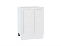 Кухонный  Шкаф нижний с 2-мя дверцами Сканди Белый, White Softwood, 600, каркас ЛДСП  Белый, фасад МДФ  White Softwood,  816*600*480 sppr5VVTtoAR56274