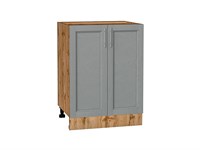 Кухонный  Шкаф нижний с 2-мя дверцами Сканди Дуб Вотан, Grey Softwood, 600, каркас ЛДСП  Дуб Вотан, фасад МДФ  Grey Softwood,  816*600*480 sppr5VVTtoAR63038