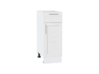 Кухонный  Шкаф нижний с 1-ой дверцей и ящиком Сканди Белый, White Softwood, 300, каркас ЛДСП  Белый, фасад МДФ  White Softwood,  816*300*480 sppr5VVTtoAR56239