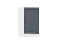 Кухонный  Шкаф нижний торцевой Сканди Белый, Graphite Softwood, каркас ЛДСП  Белый, фасад МДФ  Graphite Softwood,  816*296*554 sppr5VVTtoAR41781