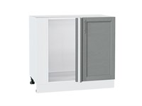 Кухонный  Шкаф нижний угловой Сканди Белый, Grey Softwood, каркас ЛДСП  Белый, фасад МДФ  Grey Softwood,  816*890*480 sppr5VVTtoAR42036