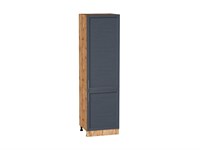 Кухонный  Шкаф пенал с 2-мя дверцами Сканди Дуб Вотан, Graphite Softwood, 2140, 600, каркас ЛДСП  Дуб Вотан, фасад МДФ  Graphite Softwood,  2132*600*576 sppr5VVTtoAR66166