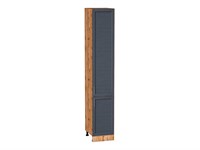 Кухонный  Шкаф пенал с 2-мя дверцами Сканди Дуб Вотан, Graphite Softwood, 2340, 400, каркас ЛДСП  Дуб Вотан, фасад МДФ  Graphite Softwood,  2336*400*576 sppr5VVTtoAR66167