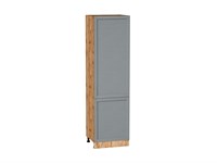 Кухонный  Шкаф пенал с 2-мя дверцами Сканди Дуб Вотан, Grey Softwood, 2140, 600, каркас ЛДСП  Дуб Вотан, фасад МДФ  Grey Softwood,  2132*600*576 sppr5VVTtoAR66162