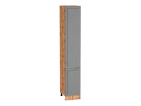 Кухонный  Шкаф пенал с 2-мя дверцами Сканди Дуб Вотан, Grey Softwood, 2340, 400, каркас ЛДСП  Дуб Вотан, фасад МДФ  Grey Softwood,  2336*400*576 sppr5VVTtoAR66163