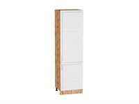 Кухонный  Шкаф пенал с 2-мя дверцами Сканди Дуб Вотан, White Softwood, 2140, 600, каркас ЛДСП  Дуб Вотан, фасад МДФ  White Softwood,  2132*600*576 sppr5VVTtoAR66154