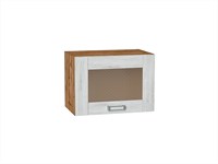 Кухонный  Шкаф верхний горизонтальный остекленный Лофт Дуб Вотан, Nordic Oak, 500, каркас ЛДСП  Дуб Вотан, фасад МДФ/Стекло  Nordic Oak,  358*500*320 sppr5VVTtoAR63111