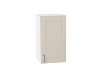 Кухонный  Шкаф верхний с 1-ой дверцей Лофт Белый, Cream Silk, 720, 400, каркас ЛДСП  Белый, фасад МДФ  Cream Silk,  716*400*320 sppr5VVTtoAR71436