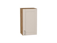 Кухонный  Шкаф верхний с 1-ой дверцей Лофт Дуб Вотан, Cream Silk, 720, 400, каркас ЛДСП  Дуб Вотан, фасад МДФ  Cream Silk,  716*400*320 sppr5VVTtoAR71452