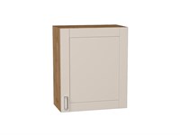 Кухонный  Шкаф верхний с 1-ой дверцей Лофт Дуб Вотан, Cream Silk, 720, 600, каркас ЛДСП  Дуб Вотан, фасад МДФ  Cream Silk,  716*600*320 sppr5VVTtoAR71455