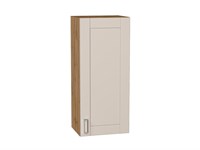 Кухонный  Шкаф верхний с 1-ой дверцей Лофт Дуб Вотан, Cream Silk, 920, 400, каркас ЛДСП  Дуб Вотан, фасад МДФ  Cream Silk,  920*400*320 sppr5VVTtoAR71458