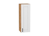 Кухонный  Шкаф верхний с 1-ой дверцей Лофт Дуб Вотан, Super White, 920, 300, каркас ЛДСП  Дуб Вотан, фасад МДФ  Super White,  920*300*320 sppr5VVTtoAR63174