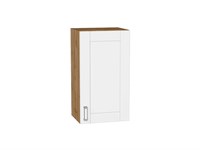 Кухонный  Шкаф верхний с 1-ой дверцей Лофт Дуб Вотан, White Silk, 720, 400, каркас ЛДСП  Дуб Вотан, фасад МДФ  White Silk,  716*400*320 sppr5VVTtoAR63161