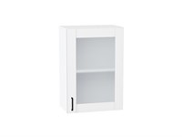 Кухонный  Шкаф верхний с 1-ой остекленной дверцей Лофт Белый, Super White, 720, 500, каркас ЛДСП  Белый, фасад МДФ/Стекло  Super White,  716*500*320 sppr5VVTtoAR55203