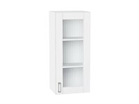 Кухонный  Шкаф верхний с 1-ой остекленной дверцей Лофт Белый, White Silk, 920, 400, каркас ЛДСП  Белый, фасад МДФ/Стекло  White Silk,  920*400*320 sppr5VVTtoAR60033