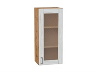 Кухонный  Шкаф верхний с 1-ой остекленной дверцей Лофт Дуб Вотан, Nordic Oak, 920, 400, каркас ЛДСП  Дуб Вотан, фасад МДФ/Стекло  Nordic Oak,  920*400*320 sppr5VVTtoAR63210
