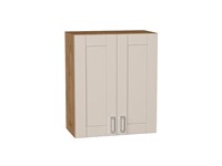 Кухонный  Шкаф верхний с 2-мя дверцами Лофт Дуб Вотан, Cream Silk, 720, 600, каркас ЛДСП  Дуб Вотан, фасад МДФ  Cream Silk,  716*600*320 sppr5VVTtoAR71462
