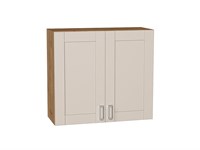 Кухонный  Шкаф верхний с 2-мя дверцами Лофт Дуб Вотан, Cream Silk, 720, 800, каркас ЛДСП  Дуб Вотан, фасад МДФ  Cream Silk,  716*800*320 sppr5VVTtoAR71463