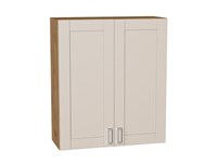 Кухонный  Шкаф верхний с 2-мя дверцами Лофт Дуб Вотан, Cream Silk, 920, 800, каркас ЛДСП  Дуб Вотан, фасад МДФ  Cream Silk,  920*800*320 sppr5VVTtoAR71465