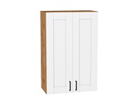 Кухонный  Шкаф верхний с 2-мя дверцами Лофт Дуб Вотан, Super White, 920, 600, каркас ЛДСП  Дуб Вотан, фасад МДФ  Super White,  920*600*320 sppr5VVTtoAR63229