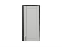 Кухонный  Шкаф верхний торцевой Лофт Graphite, Grey Silk, 920, каркас ЛДСП  Graphite, фасад МДФ  Grey Silk,  920*300*306 sppr5VVTtoAR69655