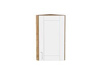 Кухонный  Шкаф верхний торцевой Лофт Дуб Вотан, White Silk, 720, каркас ЛДСП  Дуб Вотан, фасад МДФ  White Silk,  716*300*306 sppr5VVTtoAR62290