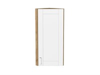 Кухонный  Шкаф верхний торцевой Лофт Дуб Вотан, White Silk, 920, каркас ЛДСП  Дуб Вотан, фасад МДФ  White Silk,  920*300*306 sppr5VVTtoAR62330