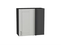 Кухонный  Шкаф верхний прямой угловой Лофт Graphite, Grey Silk, 720, каркас ЛДСП  Graphite, фасад МДФ  Grey Silk,  716*700*345 sppr5VVTtoAR69570