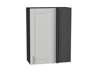 Кухонный  Шкаф верхний прямой угловой Лофт Graphite, Grey Silk, 920, каркас ЛДСП  Graphite, фасад МДФ  Grey Silk,  920*700*345 sppr5VVTtoAR69571